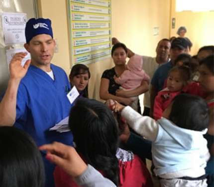 families receiving instruction from volunteer