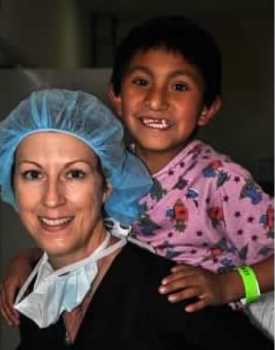 Joseph on his way to surgery